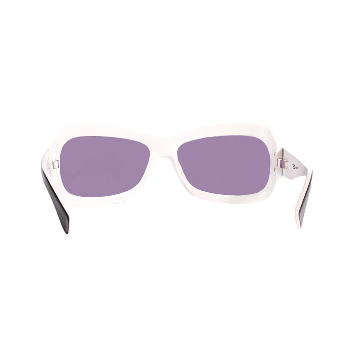 Ovision 3305-S - Rectangle Gem Stone Sunglasses