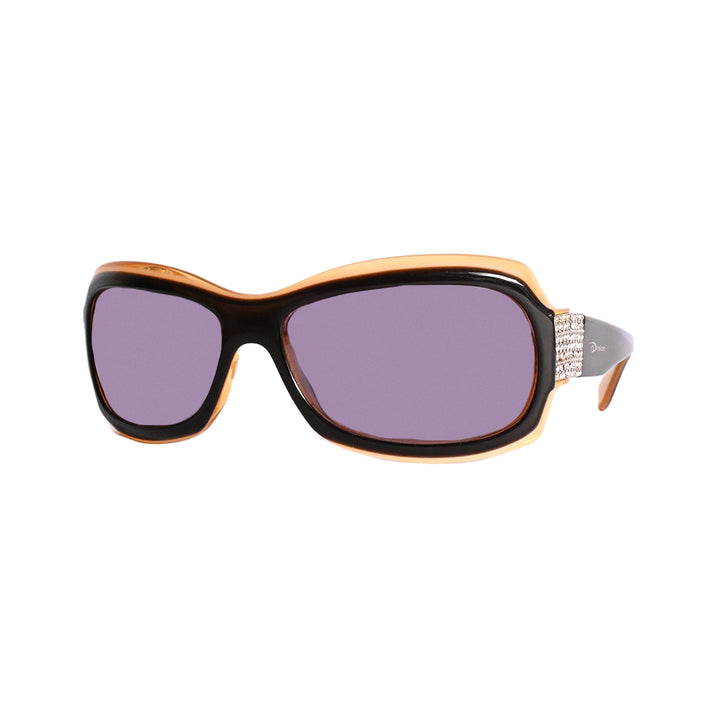 Ovision 3305-S - Rectangle Gem Stone Sunglasses
