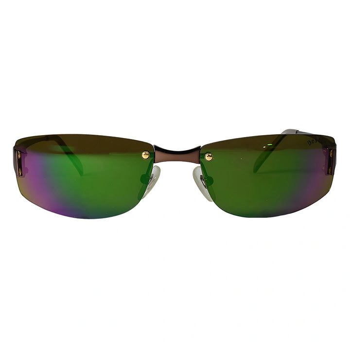 Destiny 3553 - Unisex Metal Rimless Sunglasses