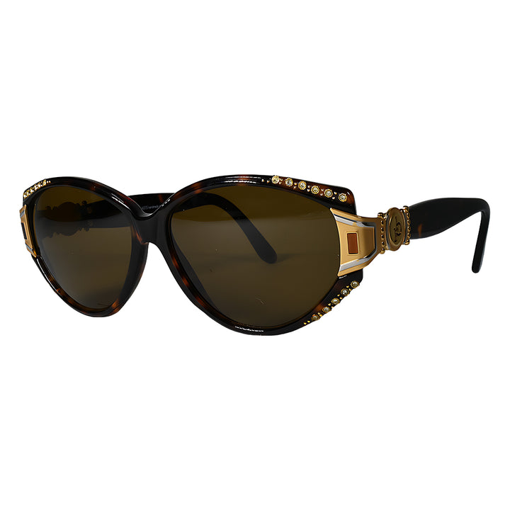 Roccobarocco 5678 - Women Gemstone Oval Sunglasses