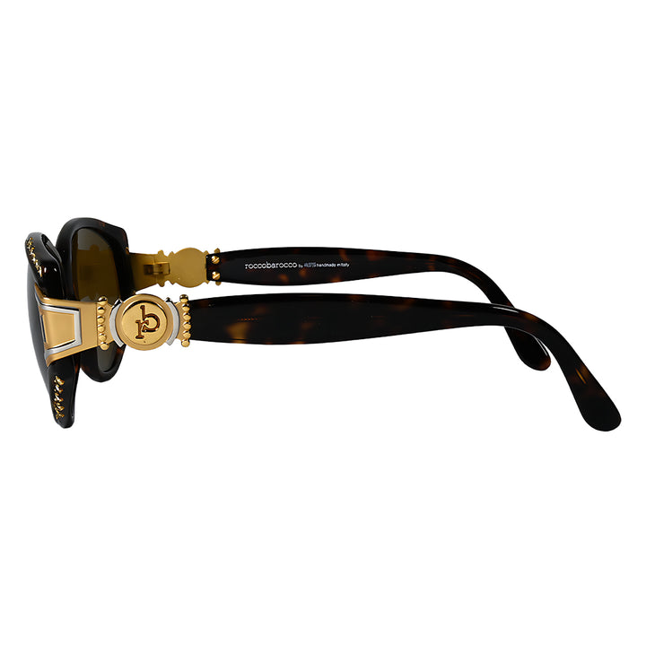 Roccobarocco 5678 - Women Gemstone Oval Sunglasses