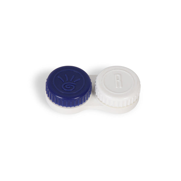 Contact Lens Cases R1 - Blue/White Lens Case