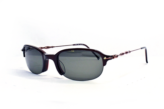 Half Frame Oval Sunglasses