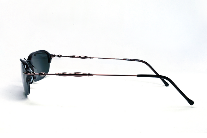 Half Frame Oval Sunglasses