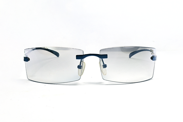 Rimless Rectangular Sunglasses