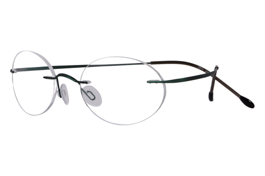 Unisex Oval Eyeglasses