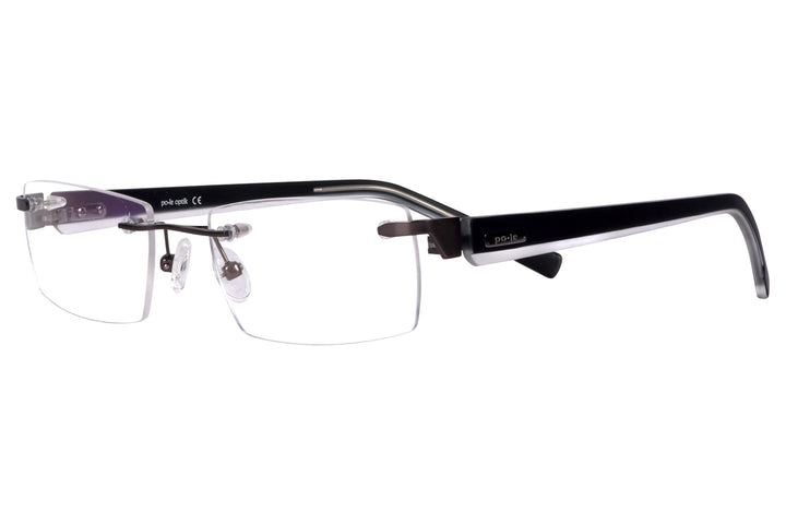 rimless glasses