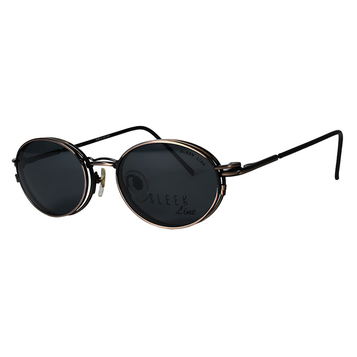 SleekLine SL608 - Oval Frame Clipon Sunglass