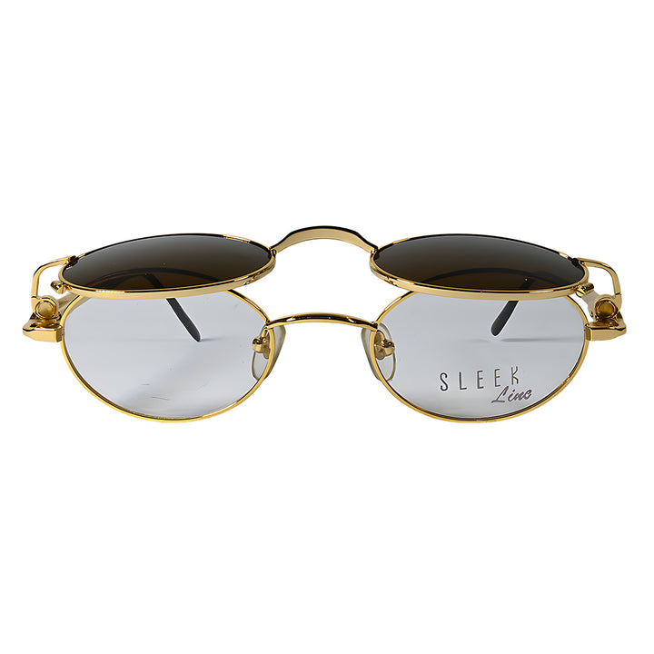 Sleek Line SL612 - Magnetic Clipon Oval Sunglasses
