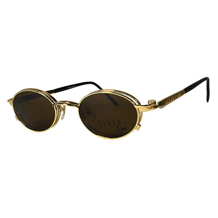 Sleek Line SL612 - Magnetic Clipon Oval Sunglasses