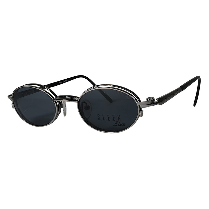 Sleek Line SL612 - Magnetic Clipon Oval Sunglasses