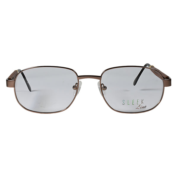 Sleek Line Slw07 - Men Wooden Square Eyeglasses