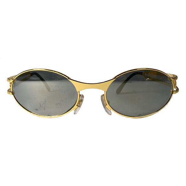 ABC SOLE10 - Women Metal Oval Sunglasses