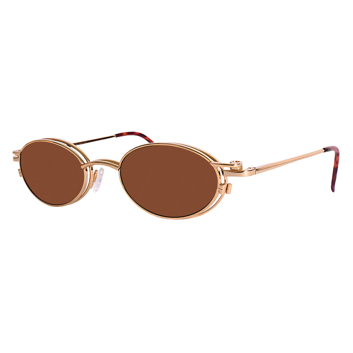 Sleek Line Sl607 - Clip-on Metal Sunglasses