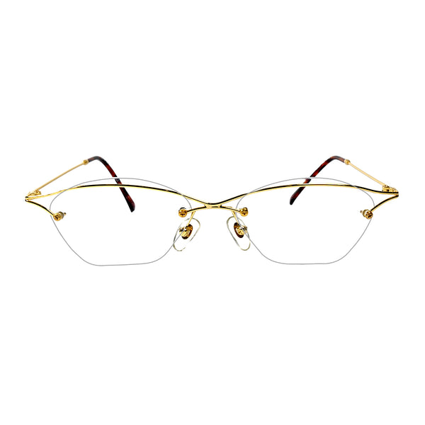 Sleek Line Sl-332 - Gold Metal Eye Frame