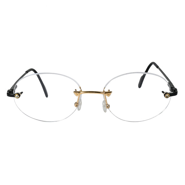 Tiffany T686 - 23K Gold Plated Oval Eyeglass