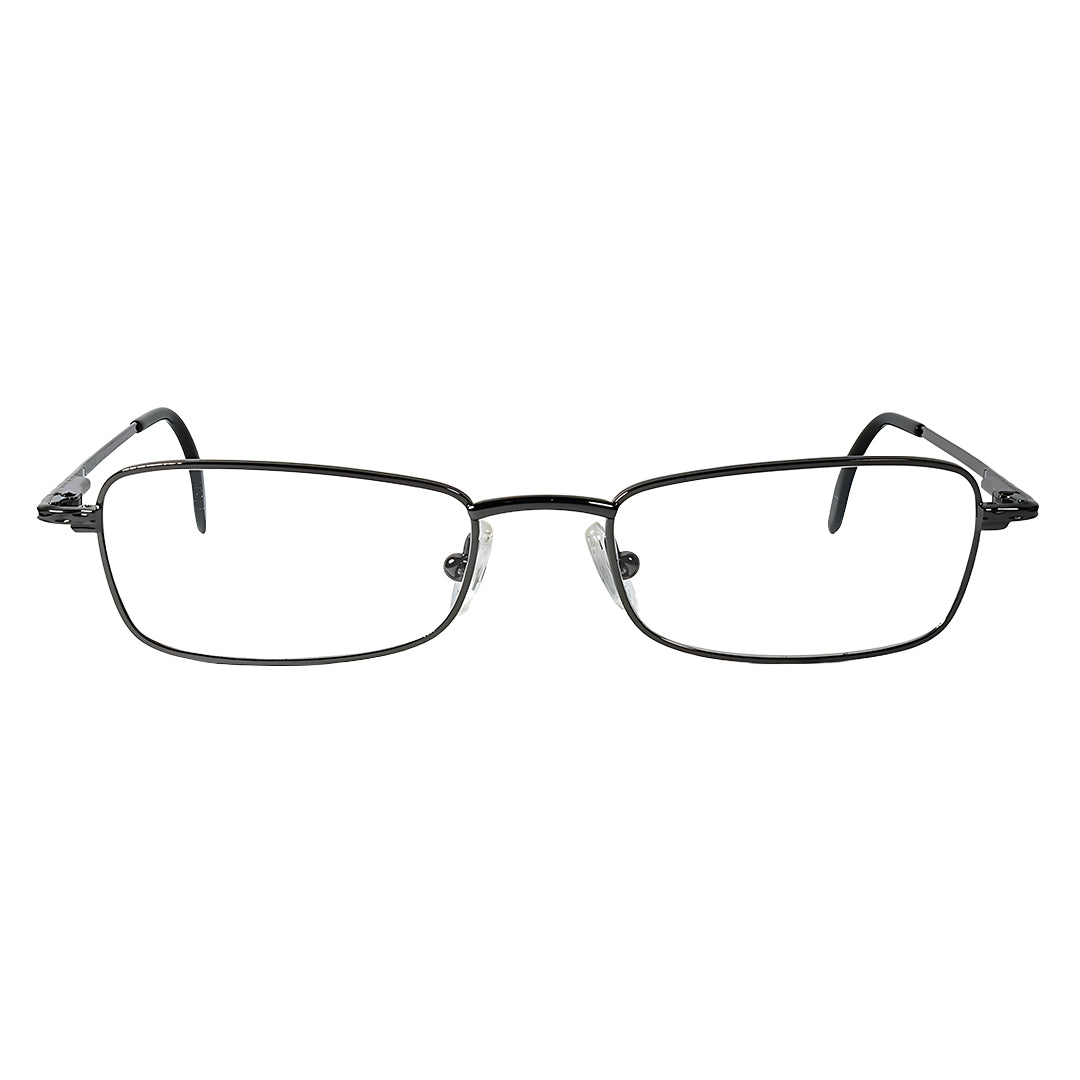 Buy Unisex Rectangle Metal Eyeglasses – Full Frame Eyewear – Opticalmart
