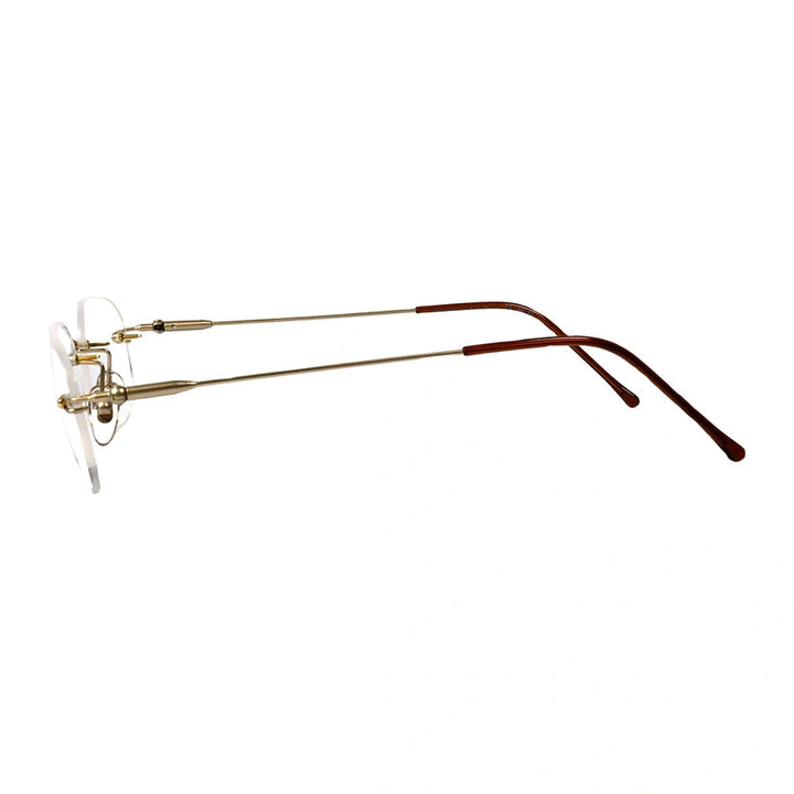 Groove Rimless Metal Oval Sunglasses - Optical Online Store – Opticalmart